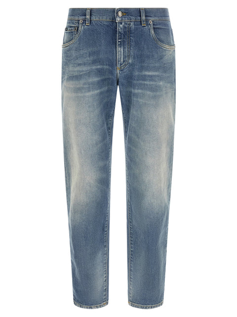 Dolce & Gabbana Logo Plaque Jeans
