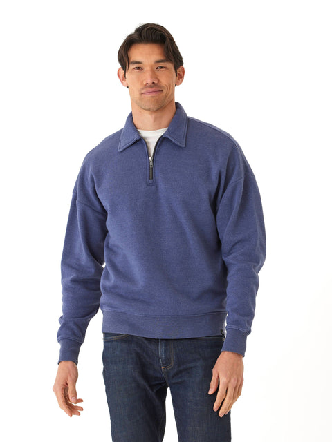 Gabe Mineral Wash Fleece 1/4 Zip Pullover
