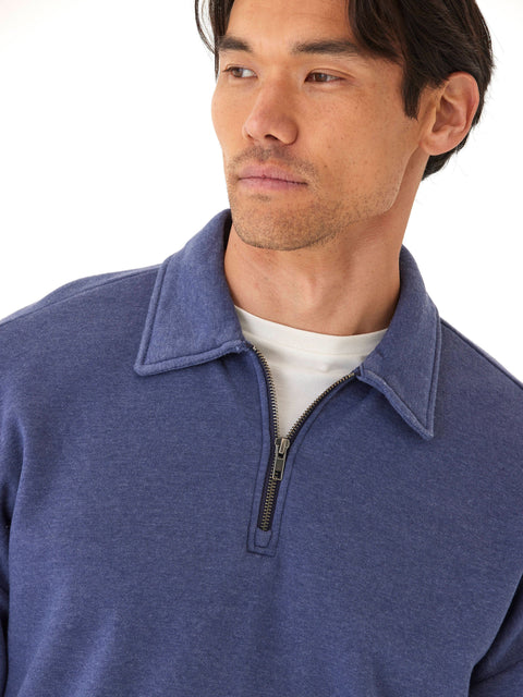 Gabe Mineral Wash Fleece 1/4 Zip Pullover