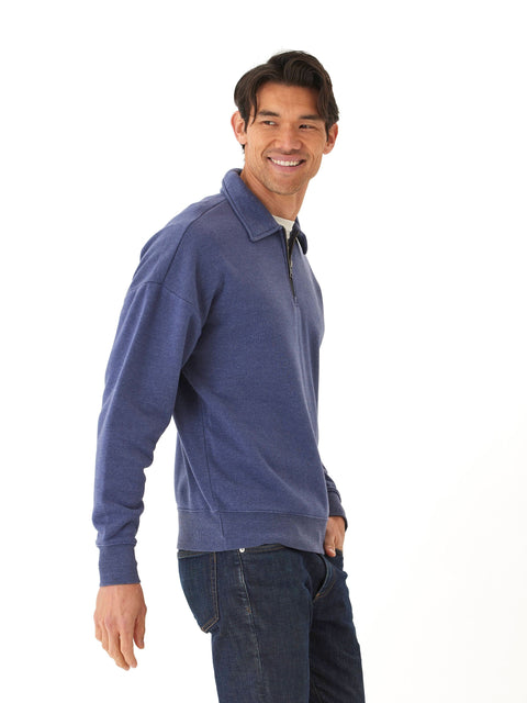 Gabe Mineral Wash Fleece 1/4 Zip Pullover