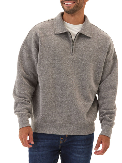 Gabe Triblend Fleece 1/4 Zip Polo