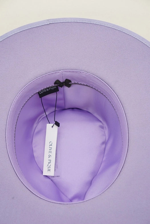 Gabriel - 100% Wool Felt Structed Rancher, Satin Lined, Wisteria-Hats-Olive & Pique-circumference of 59cm-Urbanheer