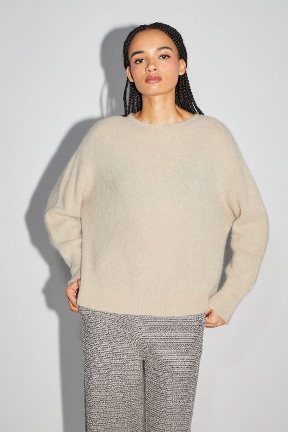 Gabrielle Beige Knitwear-Sweaters-IMPREVU-S-Urbanheer