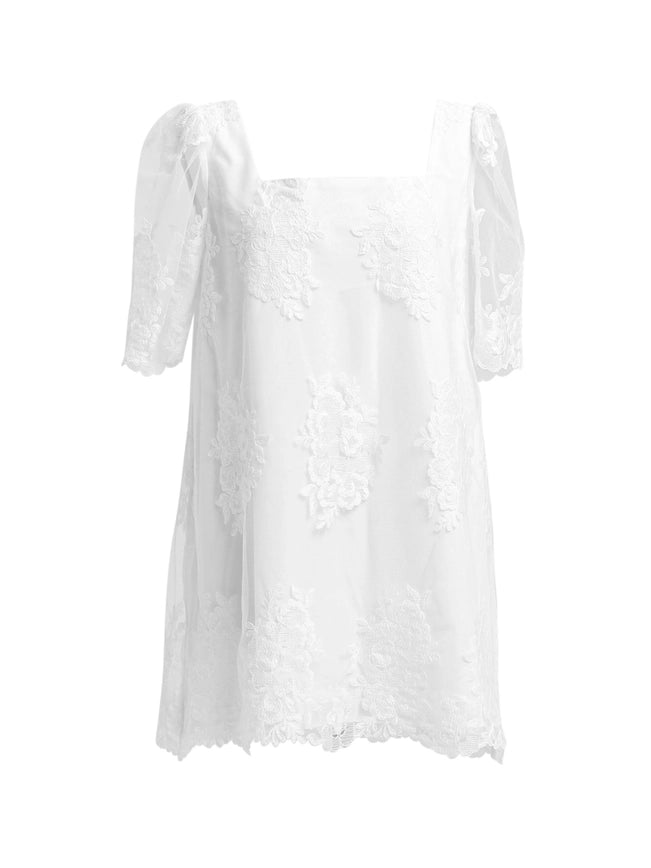 Gabry Short Wedding Dress-Dress-Elodie-XXS-White-Urbanheer