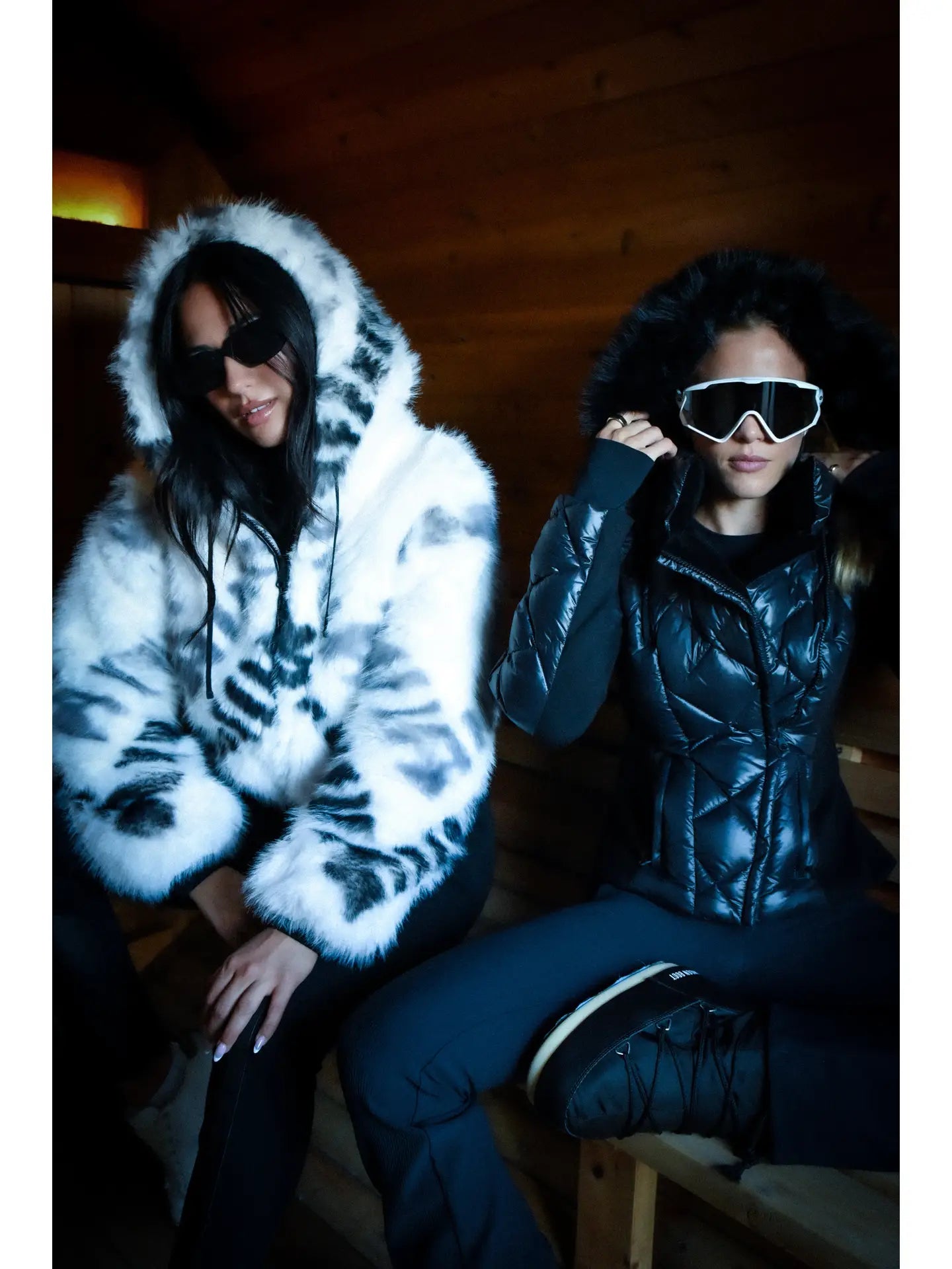 Galena Reversible Faux Fur Hoodie Jls