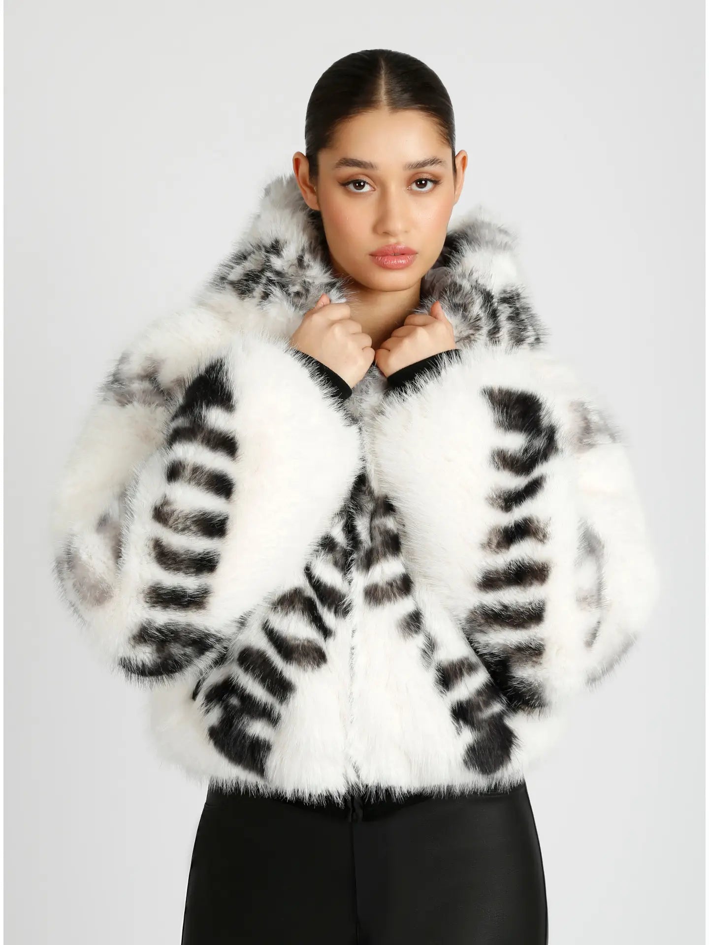 Galena Reversible Faux Fur Hoodie Jls