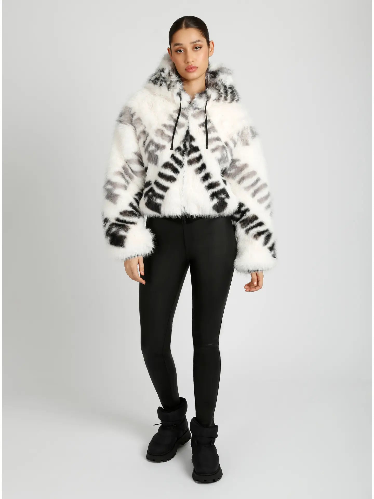 Galena Reversible Faux Fur Hoodie Jls