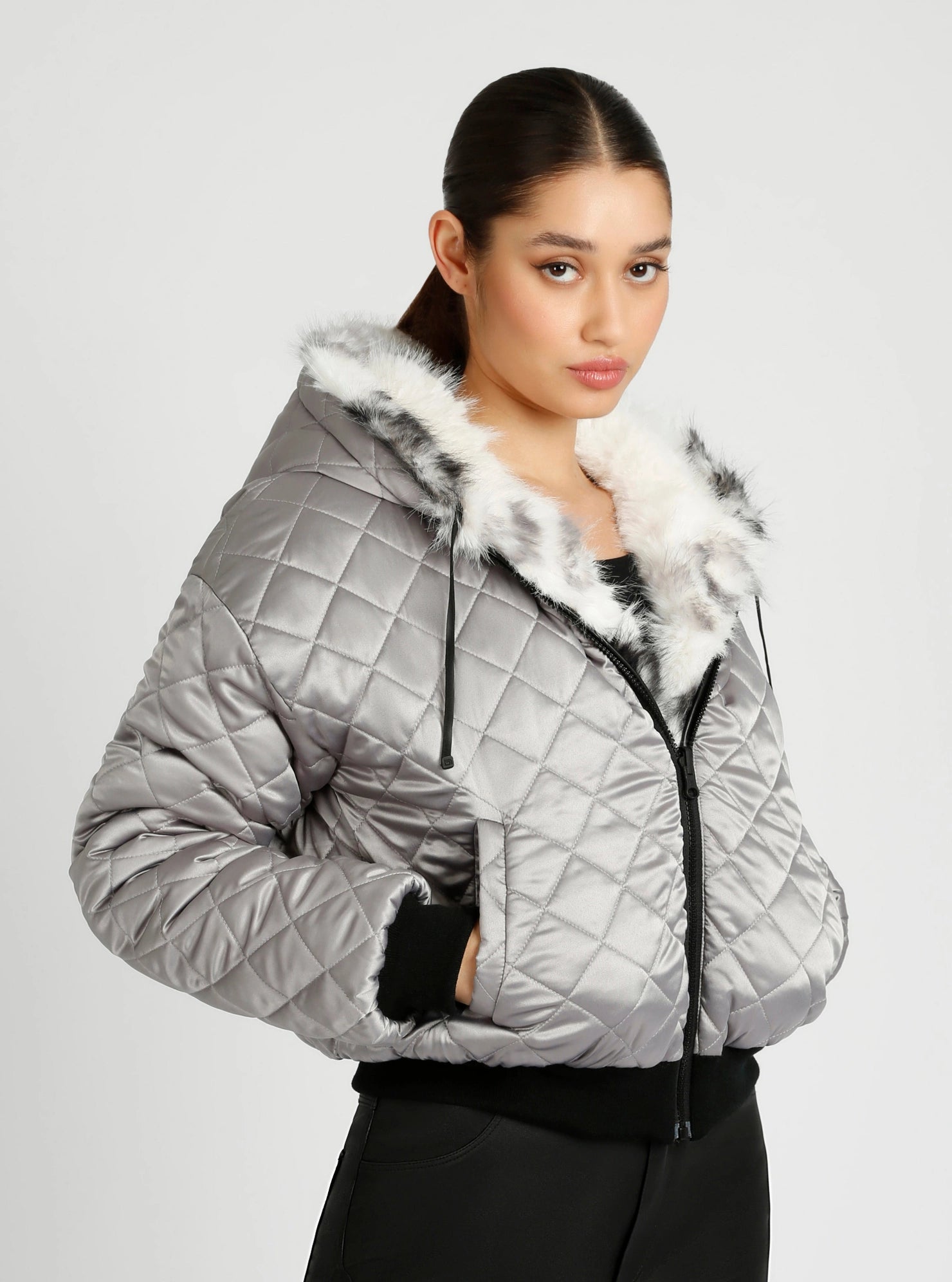 Galena Reversible Faux Fur Hoodie Jls