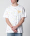 Gallery Dept. White T-shirt with logo print and splashes