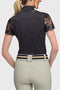 Galloon Lace Black Short Sleeve Sun Shirt-Shirt-Kastel Denmark-XXS-Urbanheer