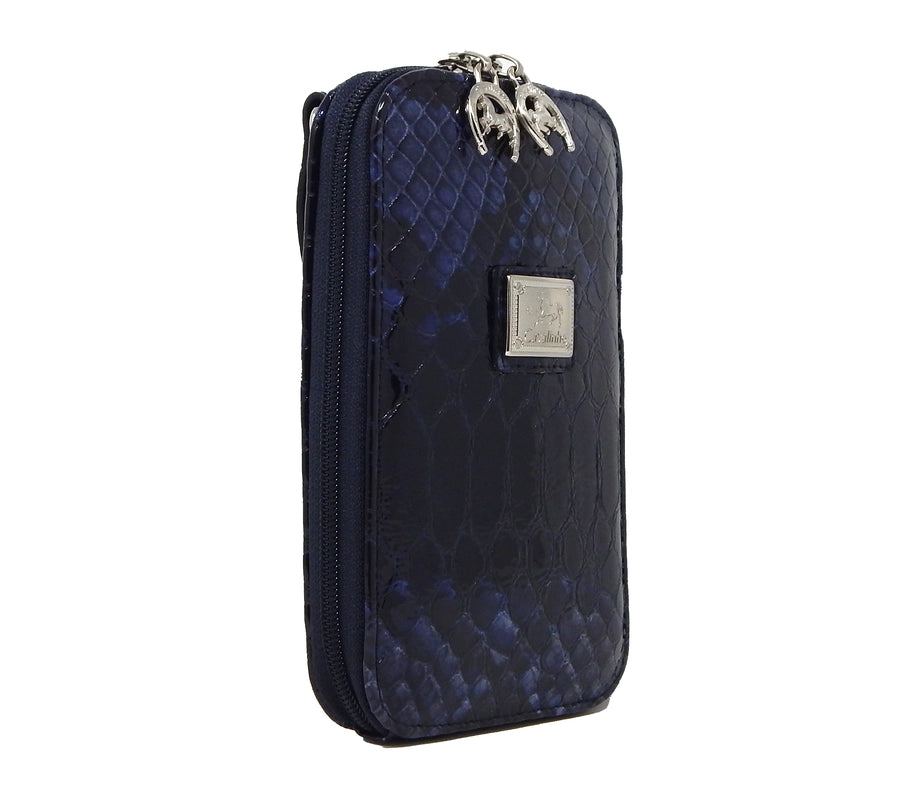 Galope Patent Leather Phone Purse Navy-Purse-Cavalinho North America-Navy-Urbanheer
