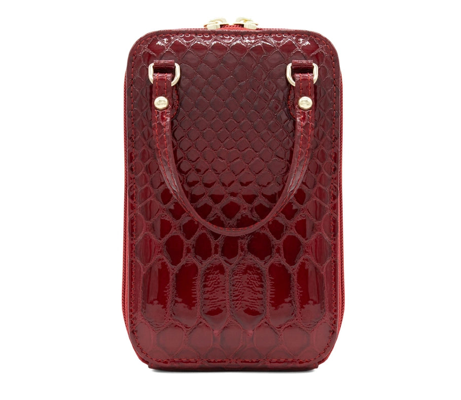Galope Patent Leather Phone Purse Red-Purse-Cavalinho North America-Red-Urbanheer