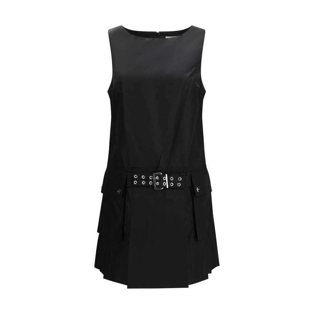 Ganni Black Recycled Polyamide Casual Dress