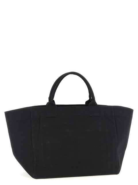 Ganni Black Xxl Cherry Tote Shopping Bag