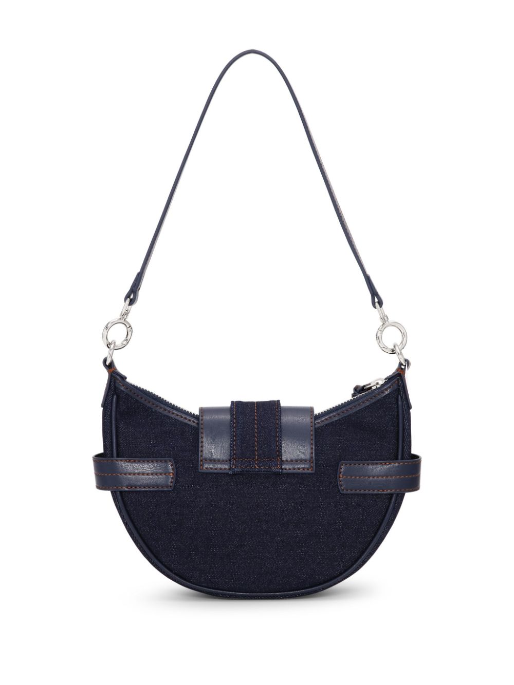 Ganni Buckle small denim cross-body bag-Shoulder-Ganni-UNI-Urbanheer