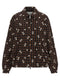 Ganni Check Flower Bomber Jacket