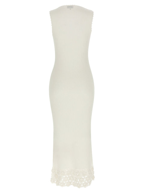 Ganni Cotton Crochet Dress