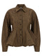 Ganni Crinckled Taffetà Blouse
