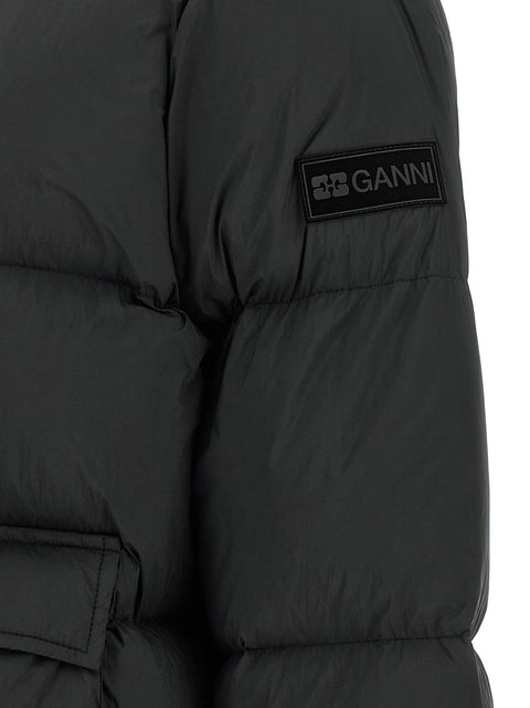 Ganni Future Nylon Black Down Jacket