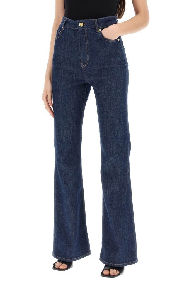 Ganni High-Waisted Flared Jeans-women > clothing > jeans-Ganni-Urbanheer