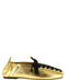 Ganni Lace-up Ballet Flats