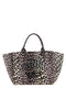 Ganni Leopard Sequin Xxl Tote Shopping Bag
