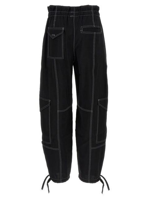 Ganni Light Slub Pocket Pants