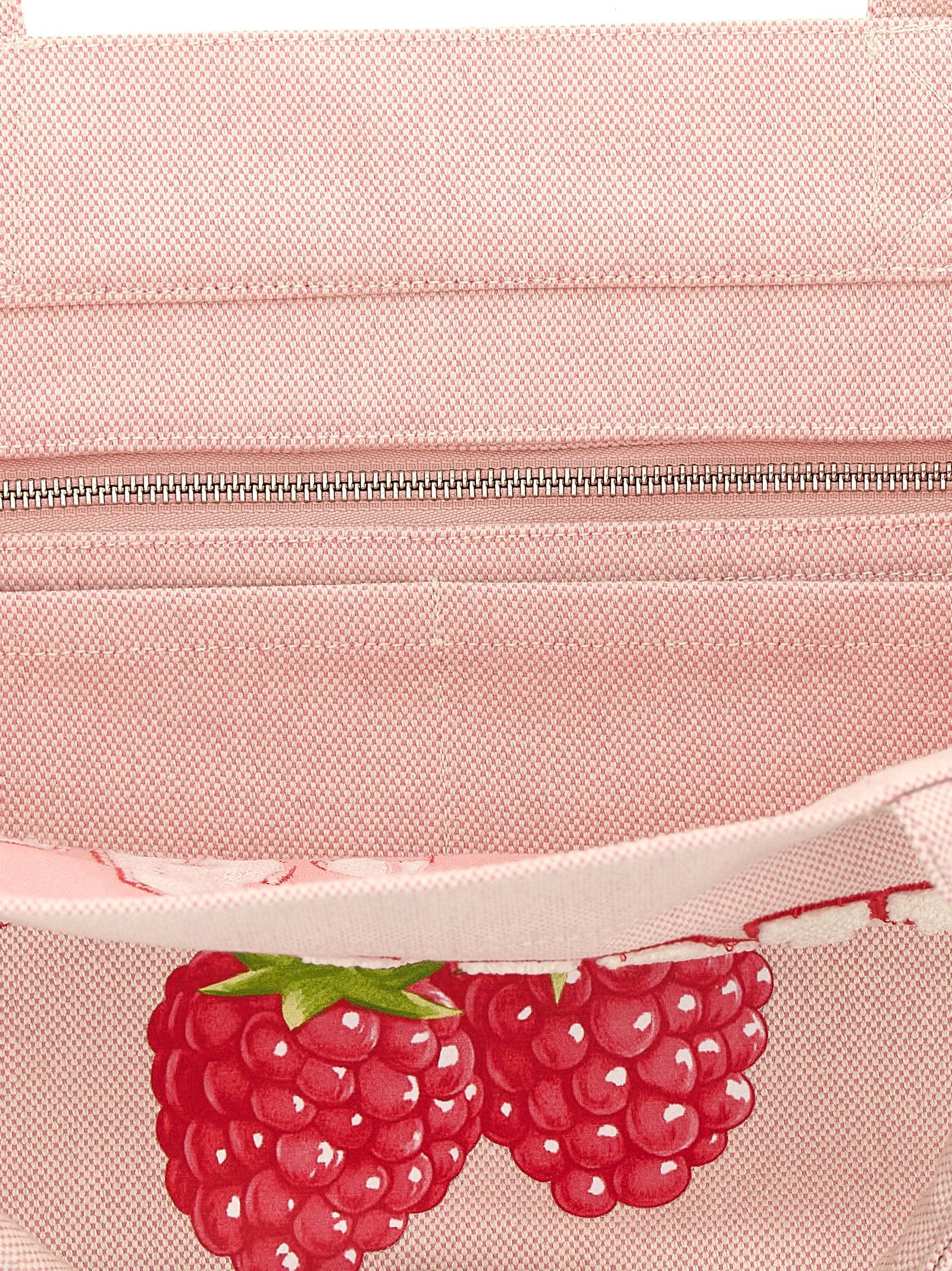 Ganni Medium Raspberry Shopping Bag