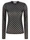 Ganni Printed Sheer Sweater