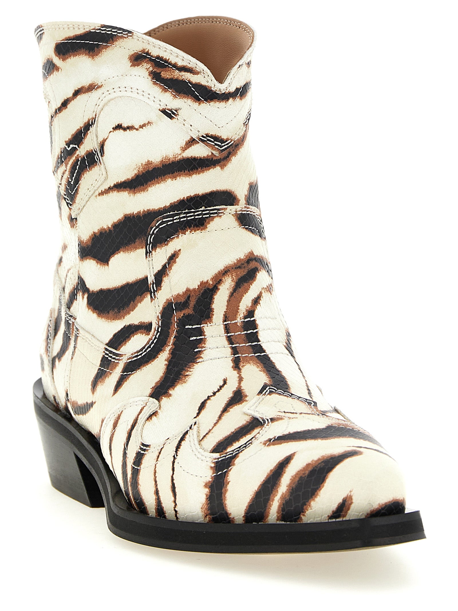 Ganni Western Ankle Boots