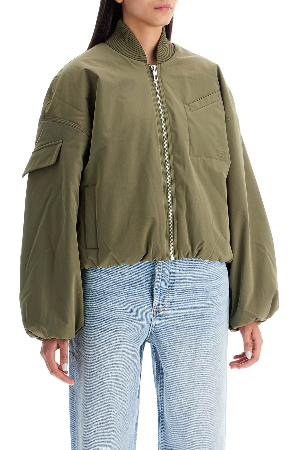 Ganni short oversized bomber jacket-Jackets-Ganni-xxs/xs-Urbanheer
