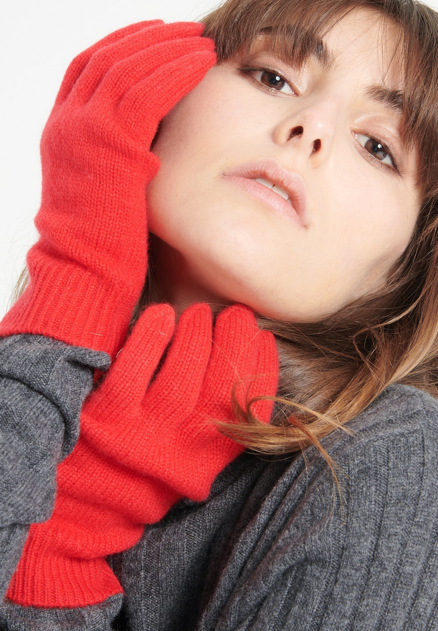 Gants en cachemire 4 fils rouge-gants-Studio Cashmere8-TU-SC8-00036-rouge-Urbanheer