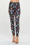 Garden of Mushroom Print Leggings-Leggings-LA Soul-S-Urbanheer