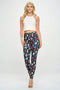 Garden of Mushroom Print Leggings-Leggings-LA Soul-S-Urbanheer