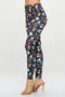 Garden of Mushroom Print Leggings-Leggings-LA Soul-S-Urbanheer