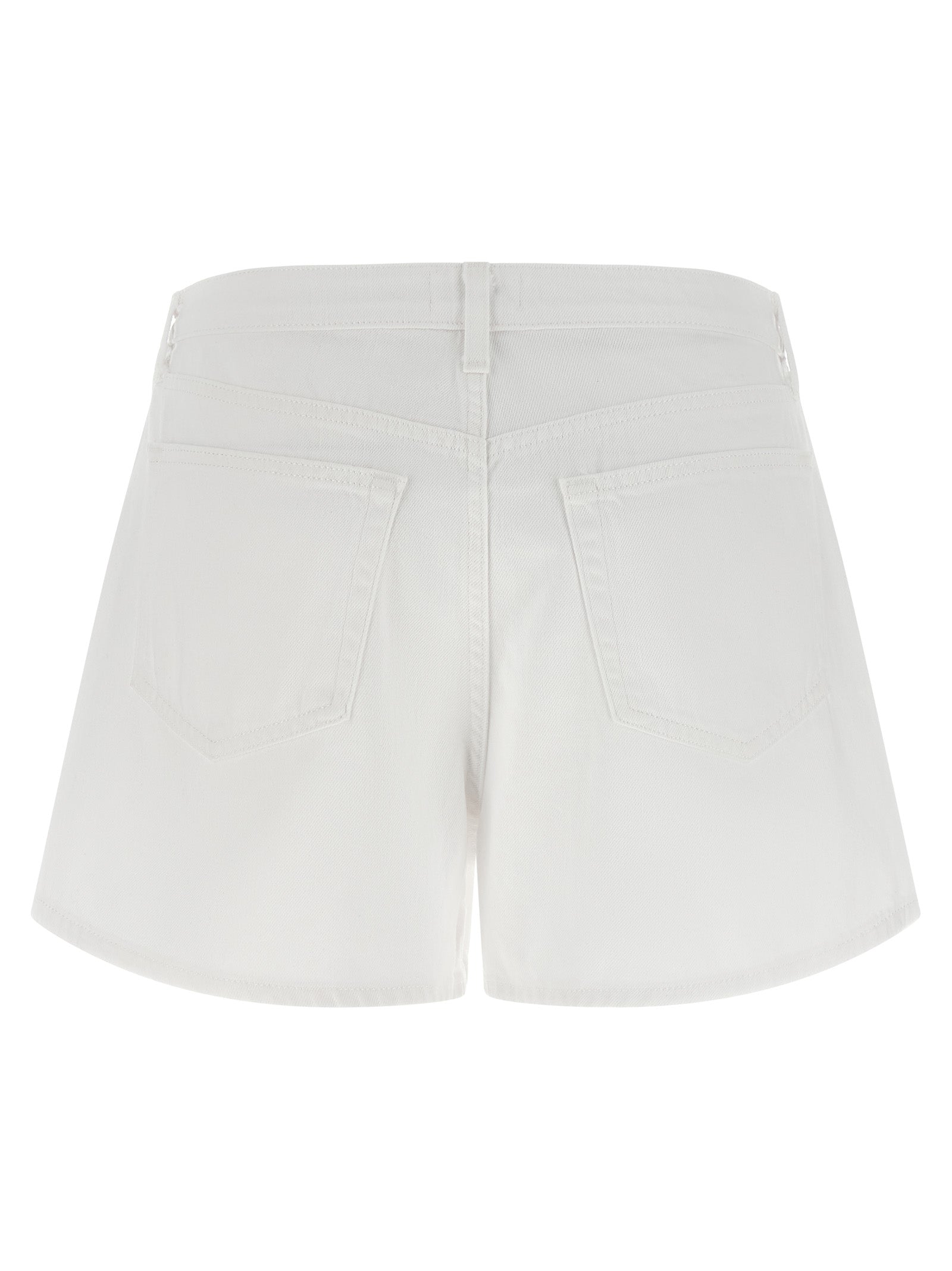 Garment-Dyed Cotton Denim Shorts for Summer Comfort