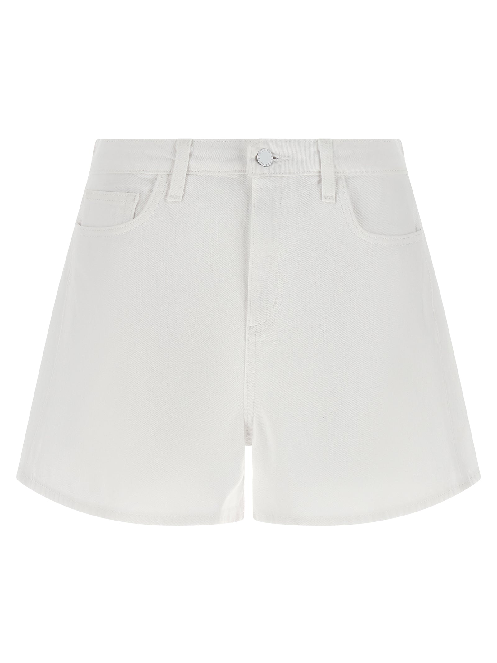 Garment-Dyed Cotton Denim Shorts for Summer Comfort