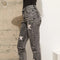 Garment Wash Star Crop Denim Skinny Jeans Charcoal-Jeans-Blue B-S-Urbanheer