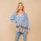 Garment Washed Side Sequin Tape Fringe Denim Jeans Med Wash-Jeans-Blue B-S-MED WASH-Urbanheer