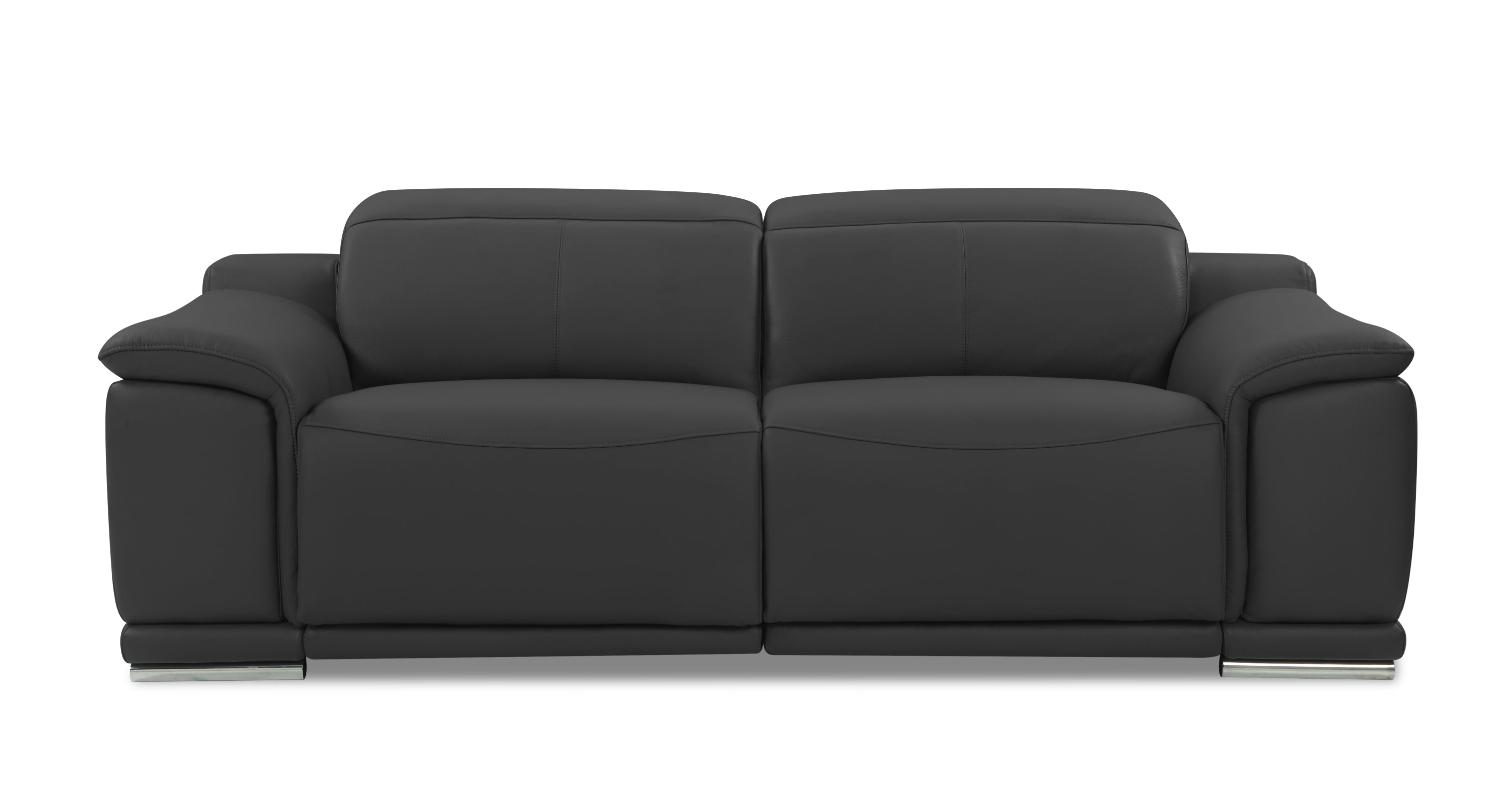 Genuine Italian Leather Power Reclining Sofa