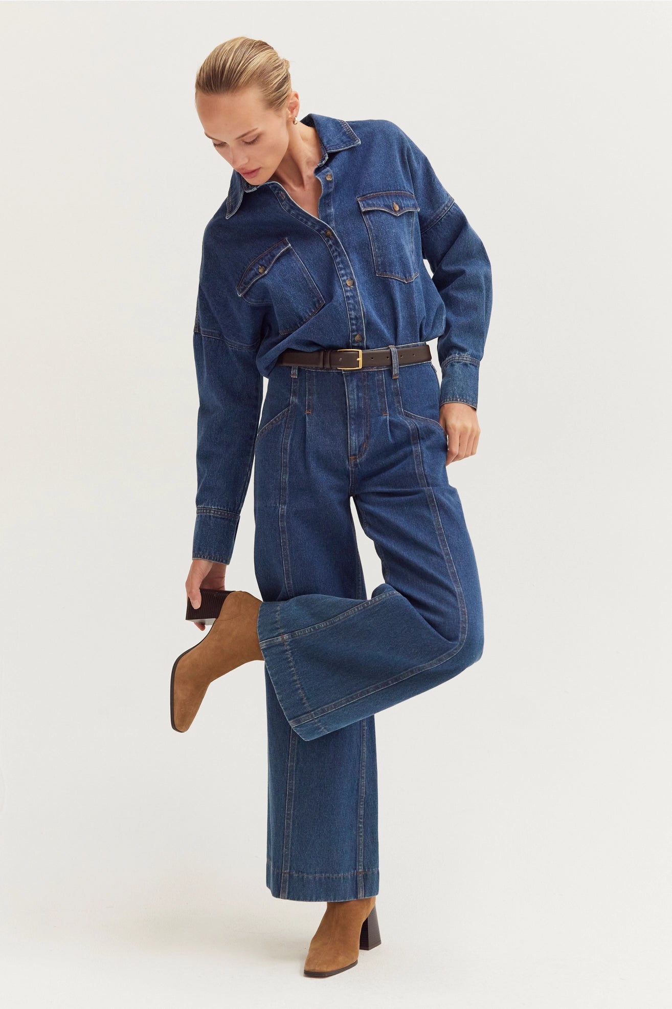 Gianna Flare Denim Pants