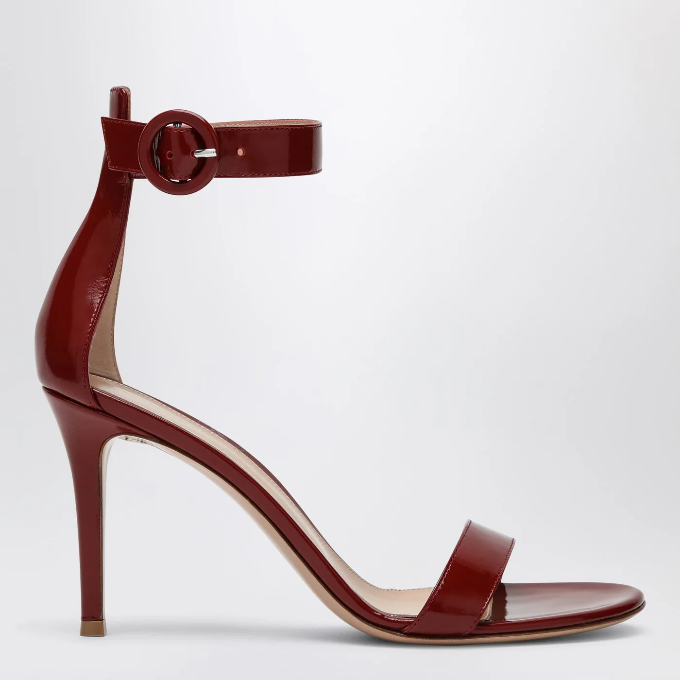 Gianvito Rossi Bordeaux Sandal Portofino 85