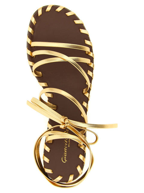 Gianvito Rossi Nappa Sandals
