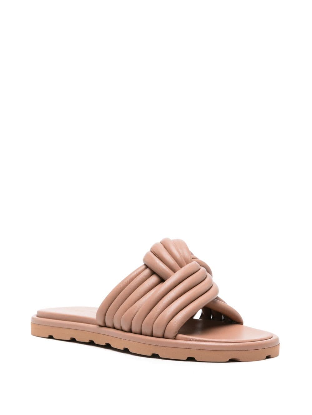 Gianvito Rossi Ottavia Leather Slides