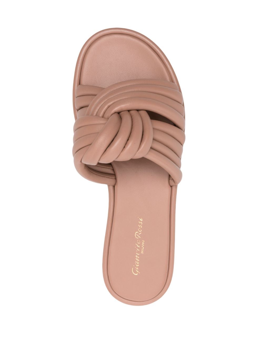 Gianvito Rossi Ottavia Leather Slides