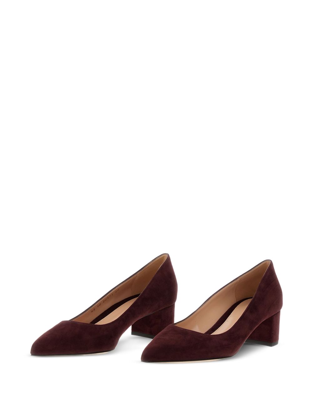 Gianvito Rossi With Heel Bordeaux