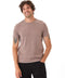 Gil Sweater Knit Short Sleeve Tee