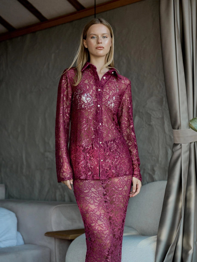 Gilded Lace Shirt Purple-Shirt-JUSTE-34-Purple-Urbanheer