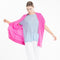 Gilet à manches courtes en cachemire rose barbie femme - RIA 4-kimono femme-Studio Cashmere8-S-M-SC8-01086-rose barbie-Urbanheer