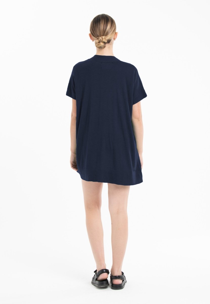 Gilet à manches courtes ultrafin cachemire et laine noir femme - KELLY 5-kimono femme-Studio Cashmere8-S-M-SC8-01132-noir-Urbanheer